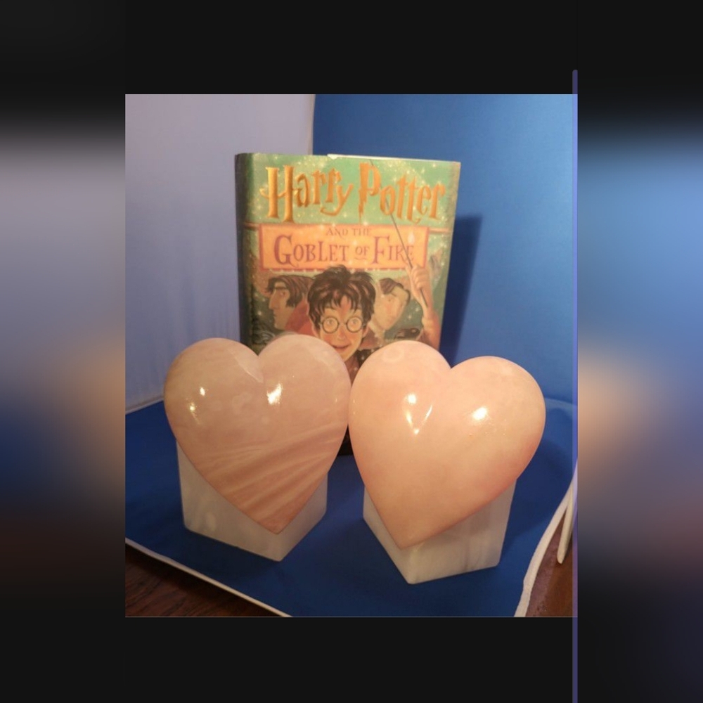 Pink Quartz Bookends - Picture 3 of 3